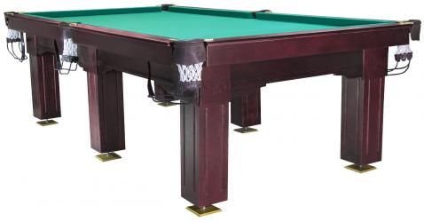 Бильярдный стол Чикаго II 9 футов, ЛДСП-16, луза-латунь (пирамида, пул)