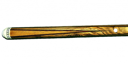 Бильярдный кий для русского бильярда Поповский двухсоставной, Классика - эбен, бакоте, граб.